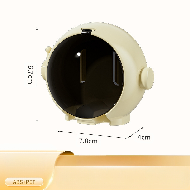 „Spaceman“ dantų šepetėlių laikikliai vonios kambariui be skylių, prie sienos tvirtinamas elektrinių dantų šepetėlių laikymo stovas vonios kambariui, sieninis pakabukas