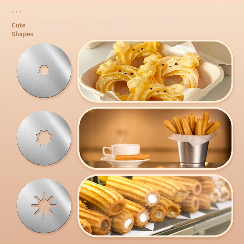 Piiriülene leibkonna Hispaania praetud tainapulkade masin Lääne-Ladina puuviljamasin Hispaania praetud tainapulkade masin Leibkonna soodne puuviljamasin