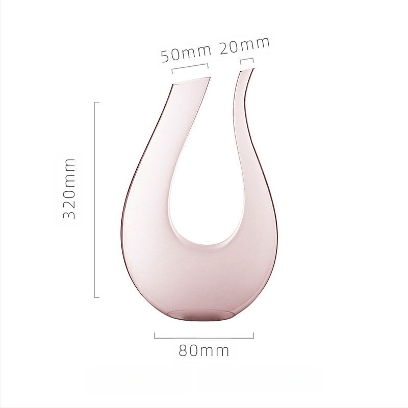 Francuski nagnuti crveni vinski čaša Flamingo kristalna čaša visoke vrijednosti boje crvena vinska čaša posebna vinska čaša za par