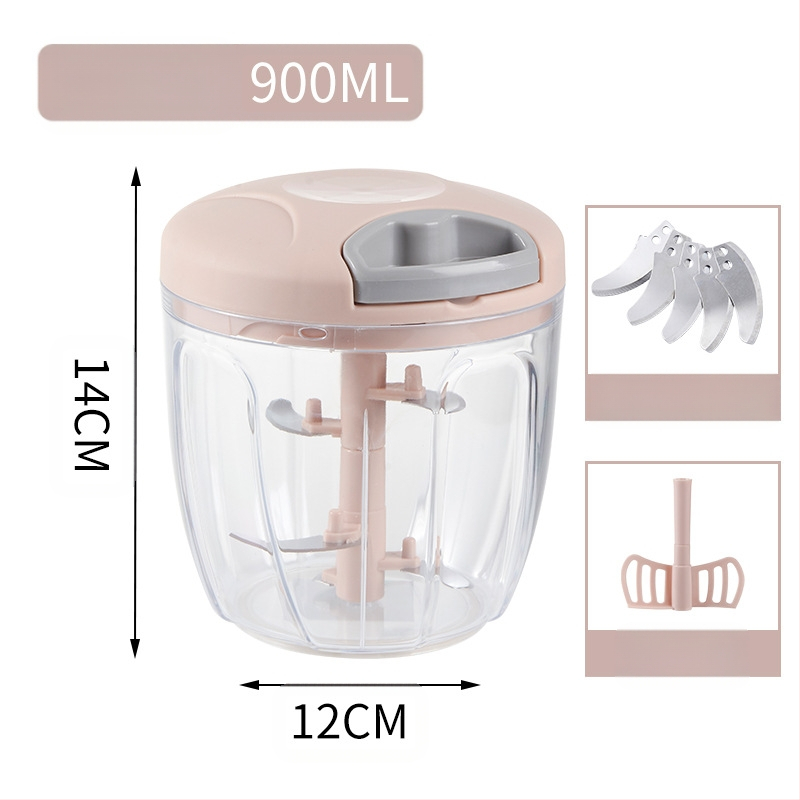 Χειροκίνητος οικιακός πολυλειτουργικός κόπτης λαχανικών, αποφλοιωτής σκόρδου, μύλος σκόρδου κουζίνας, μηχανή μαγειρέματος, μύλος λαχανικών χονδρικής