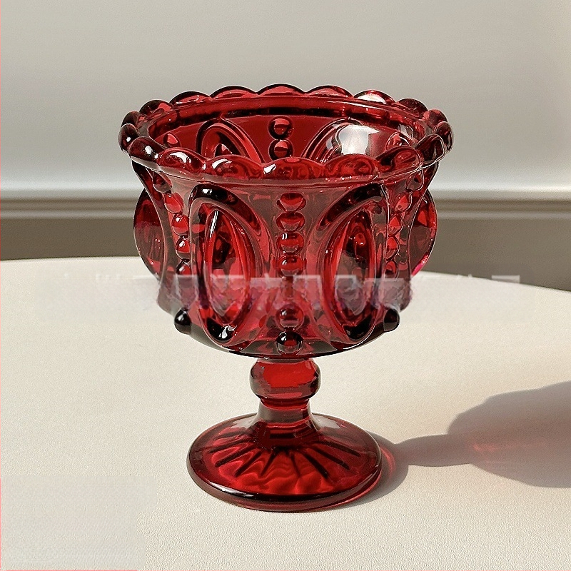 Pokaalikohtu stiilis majapidamismagustoiduklaas Nordic Relef Cup jäätisejäätis linnupesa tass täiustatud Euroopa stiilis