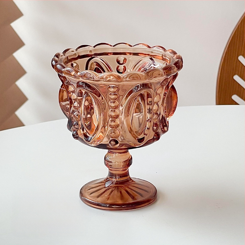 Pokaalikohtu stiilis majapidamismagustoiduklaas Nordic Relef Cup jäätisejäätis linnupesa tass täiustatud Euroopa stiilis