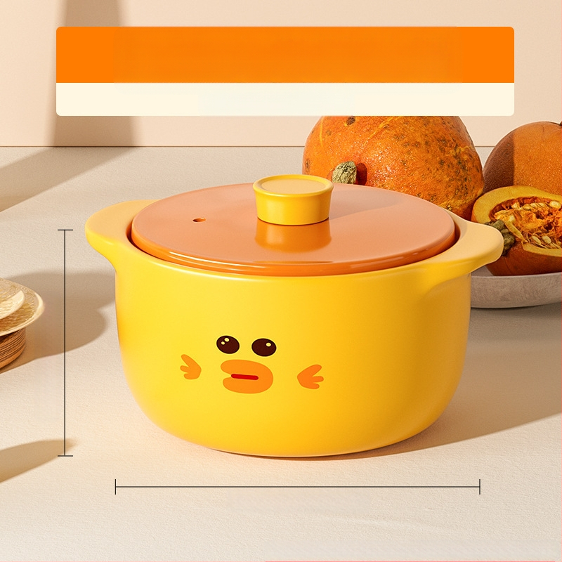 Puodas namams, atsparus aukštai temperatūrai, sausai degantis, neskilinėjantis keraminis dujinės viryklės puodas, ryžių troškinys, sriuba, sriubos puodas