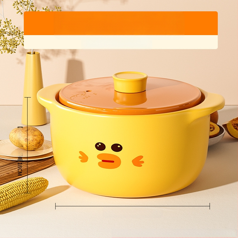 Puodas namams, atsparus aukštai temperatūrai, sausai degantis, neskilinėjantis keraminis dujinės viryklės puodas, ryžių troškinys, sriuba, sriubos puodas