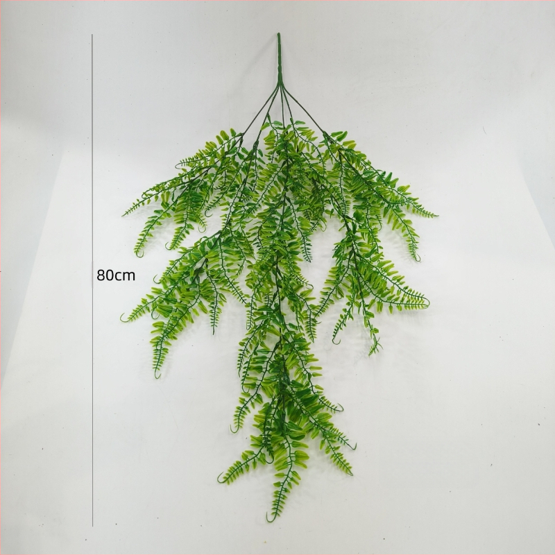 Pārrobežu 69 acu simulācija persiešu lapām, kas piekarināmas pie sienas, ūdensaugi un zaļie augi, mājas dekorēšana, logu ainavu veidošana, plastmasas mākslīgās lapas