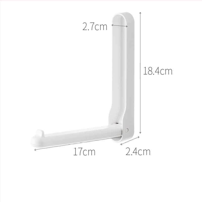 Закачалка за дрехи за съхранение на артефакти, балкон, сгъваема, без перфоратори, домакинска стойка, подходяща за общежитие, висяща стойка за сушене на дрехи, колектор за щипки