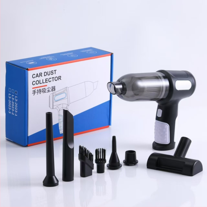 Automobilinis dulkių siurblys, dvigubos paskirties, skirtas automobiliui ir namams, belaidis nešiojamas įkraunamas, galingas, mažas, mini, galinga pūtimo funkcija, nešiojamas dulkių siurblys