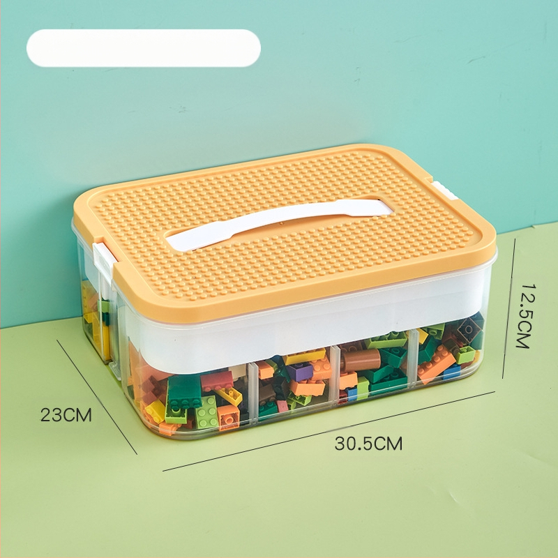Vaikų žaislai, didelės dalelės, LEGO dalių laikymo dėžutė, klasifikavimo laikymo dėžutė, statybiniai blokeliai, rūšiavimo skyrius, organizavimo dėžutė
