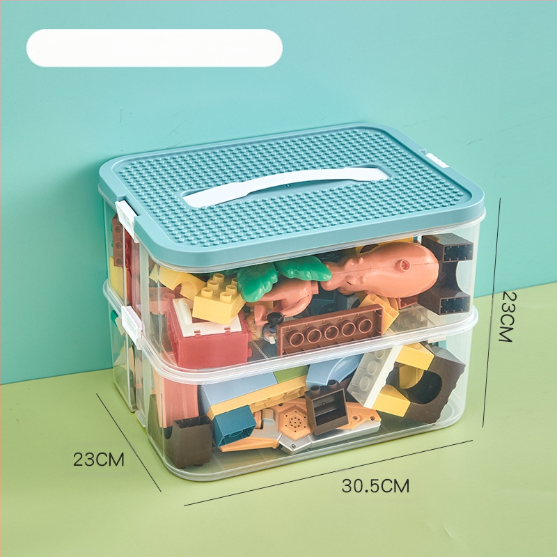Vaikų žaislai, didelės dalelės, LEGO dalių laikymo dėžutė, klasifikavimo laikymo dėžutė, statybiniai blokeliai, rūšiavimo skyrius, organizavimo dėžutė