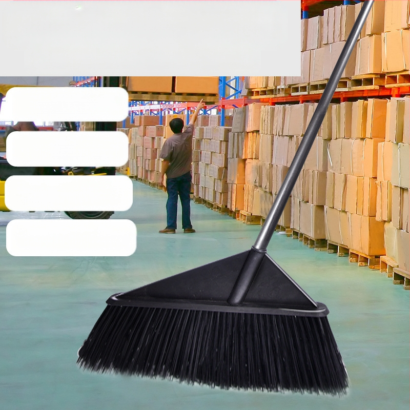 Didelė šluota didmeninė prekyba viena šluota kaimo kiemo buitinė valymo šluota sanitarijos darbuotojui didelė šerių šluota