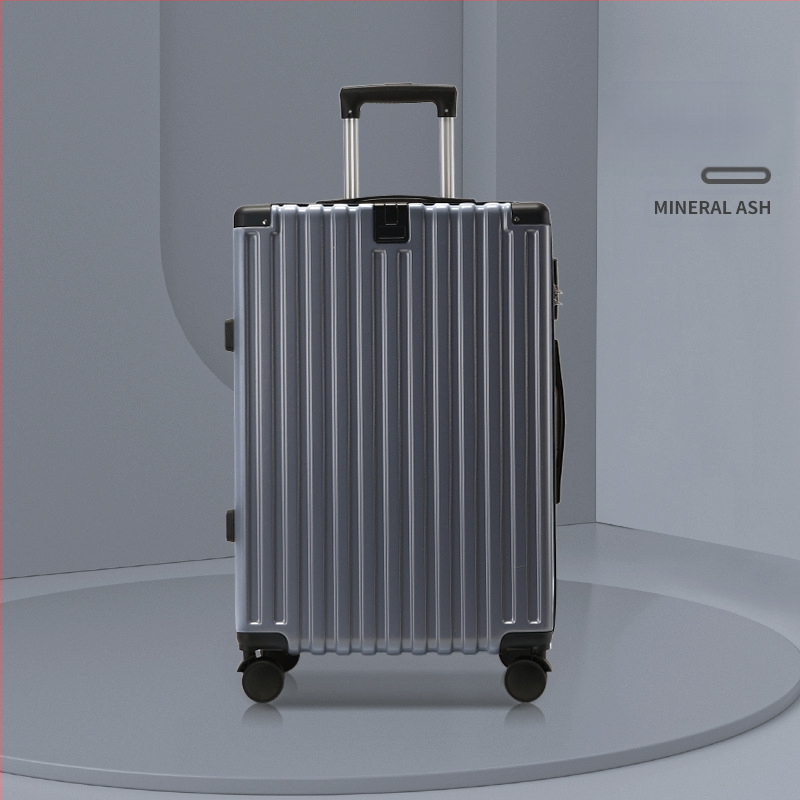 Pagasikohver, punane, 20-tolline, käru, universaalne ratastega, 24-tolline, meeste ja naiste, tudengite paroolikastiga nahkkott