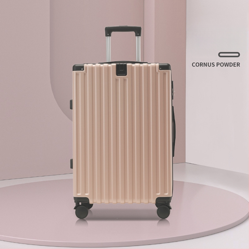 Pagasikohver, punane, 20-tolline, käru, universaalne ratastega, 24-tolline, meeste ja naiste, tudengite paroolikastiga nahkkott