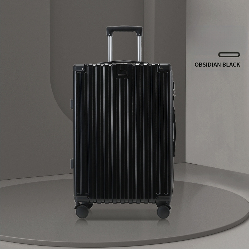 Pagasikohver, punane, 20-tolline, käru, universaalne ratastega, 24-tolline, meeste ja naiste, tudengite paroolikastiga nahkkott