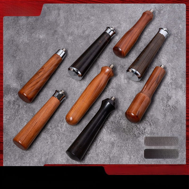 Universaalne kohvi täispuidust käepide Puidust tooted Modifitseeritud puidust käepideme tarvikud Kohvi käepide Kohvimasina käepide