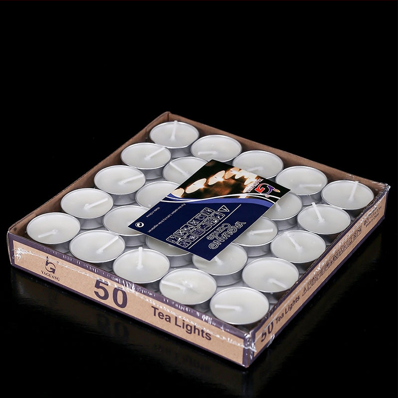 Küünlavabriku partii aroomiteraapia küünal teevaha 1,5-2 tundi 100 väikest küünalt romantiline ettepaneku pihtimus Buddha või