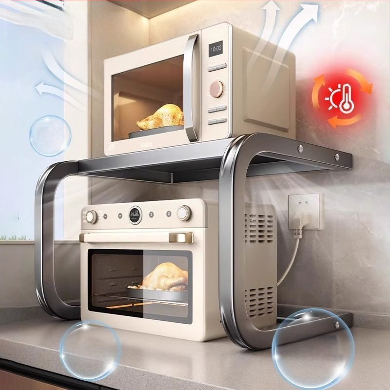 Patobulinta sandėliavimo lentynėlė, mikrobangų krosnelė, virtuvė, elektrinė ryžių viryklė, lentynėlė, orkaitės laikymo laikiklis, buitinis dvigubo sluoksnio stalviršis, darbalaukis