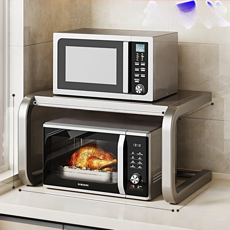 Patobulinta sandėliavimo lentynėlė, mikrobangų krosnelė, virtuvė, elektrinė ryžių viryklė, lentynėlė, orkaitės laikymo laikiklis, buitinis dvigubo sluoksnio stalviršis, darbalaukis