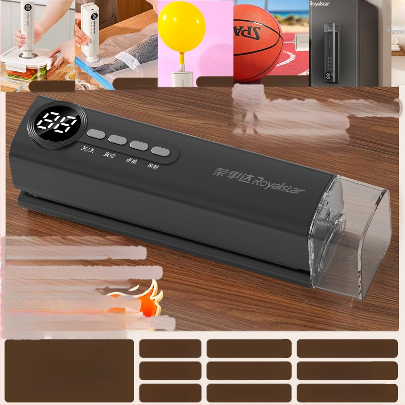 Безжична вакуумна запечатваща машина, машина за опаковане на храни, вакуумна запечатваща машина, малка домакинска машина за пластмасово запечатване, машина за запазване на свежестта, подаръци