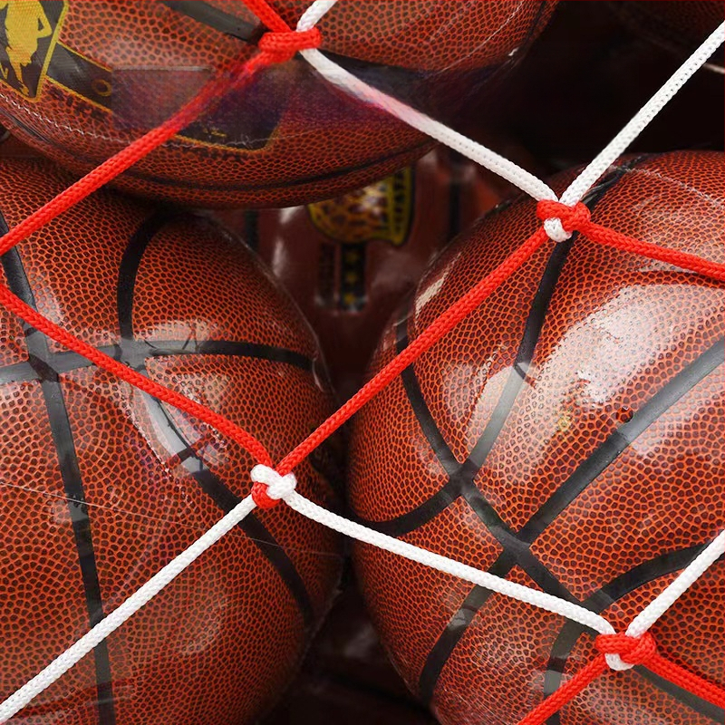 Gamyklinis didmeninis didelis kamuolių kišenės didelis futbolo krepšinio tinklas nešiojamas didelės talpos laikymo tinklo krepšys nešiojamas kamuolių krepšys