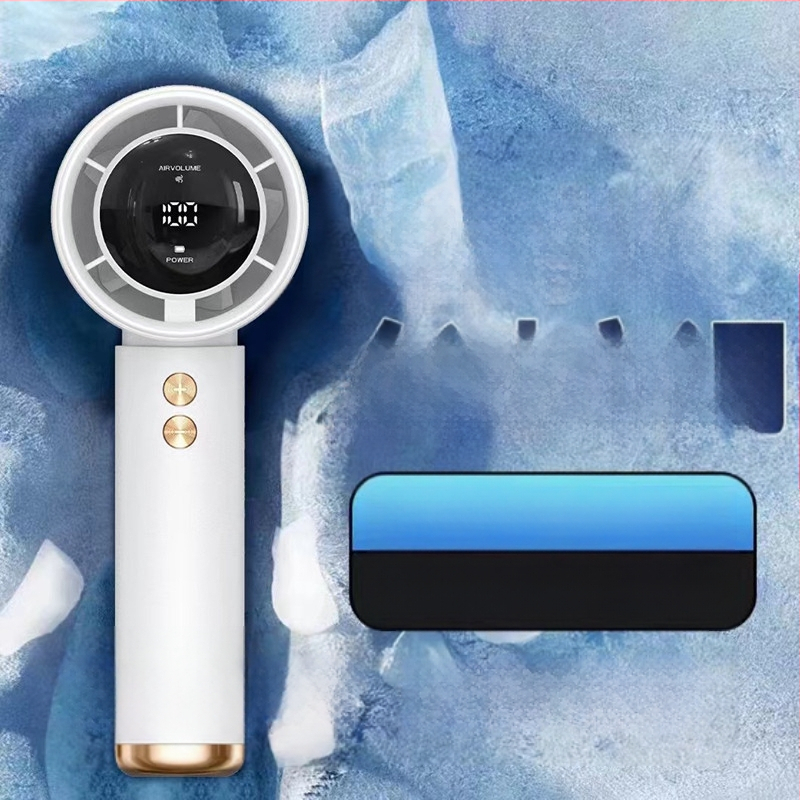 100 greičių N68 nešiojamasis ventiliatorius su USB, mini nešiojamas, įkraunamas turbininis, mažas, stalinis, mažas, elektrinis, įkraunamas