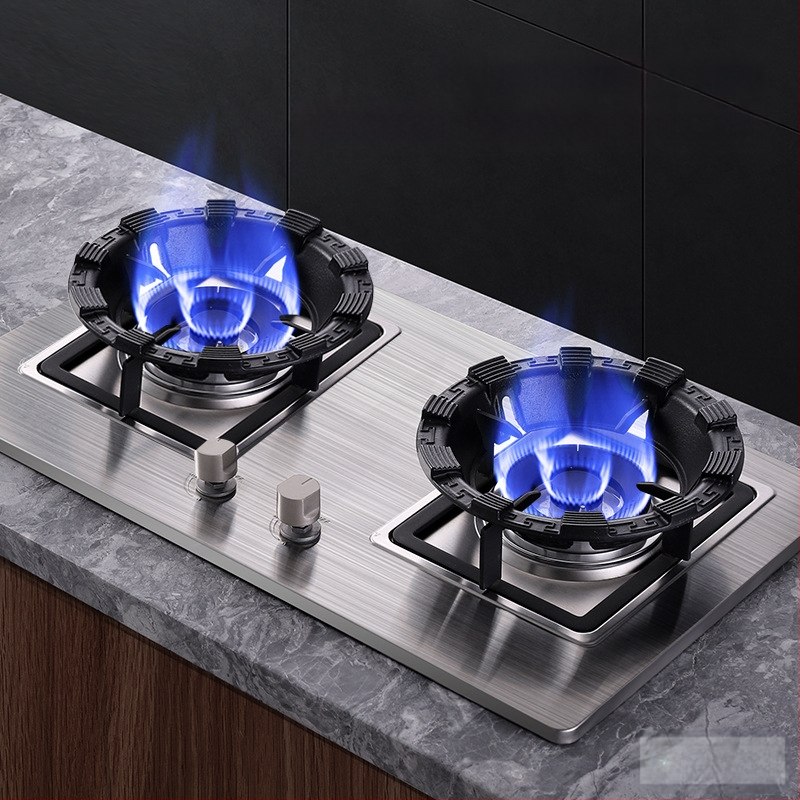 Malmist tuulekindel kate majapidamises kasutatavatele gaasipliitidele, energiasäästlik tulerõngas, äsja täiustatud kaheksahambuline libisemisvastane kronstein