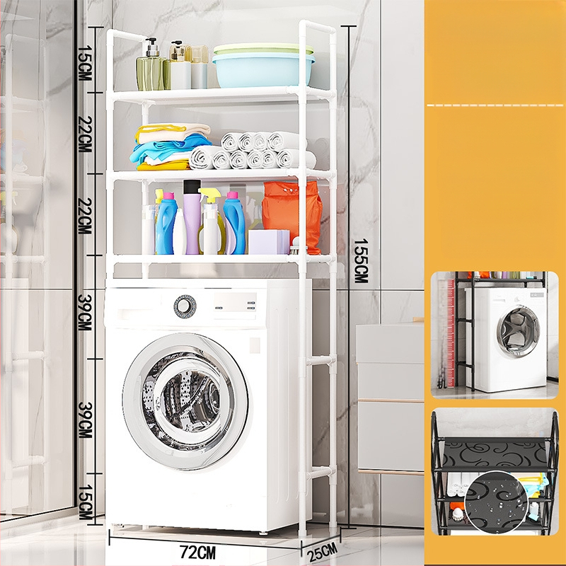 Buitinė vonios lentyna, plastikinė, metalinė, vonios kambario lentyna, daugiasluoksnė grindų lentyna, be perforatorių, daiktų laikymo lentyna