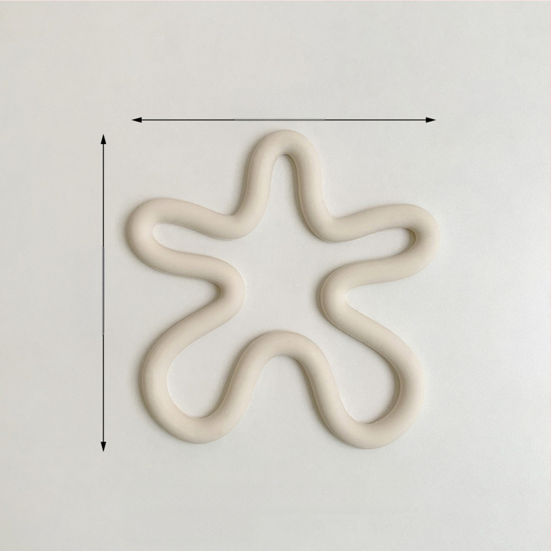 Asümmeetrilised silikoonist isoleeritud alusmatid, kohvialused, kõrge temperatuuriga vastupidavad koduköögikaussi alused, potialusmatid, õhtusöögitaldriku alused