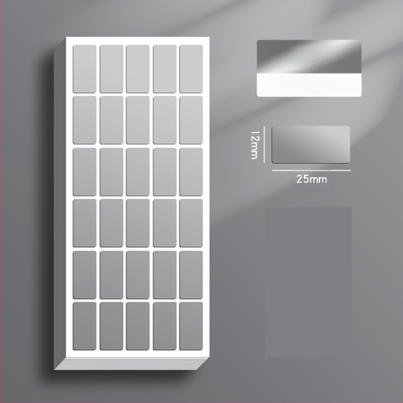 Āzijas sudraba etiķešu uzlīmes, ūdensnecaurlaidīgas un eļļas necaurlaidīgas līmlentes, ar roku rakstītas, noplēšamas vārdu uzlīmes, pārtikas un zāļu paraugu etiķetes