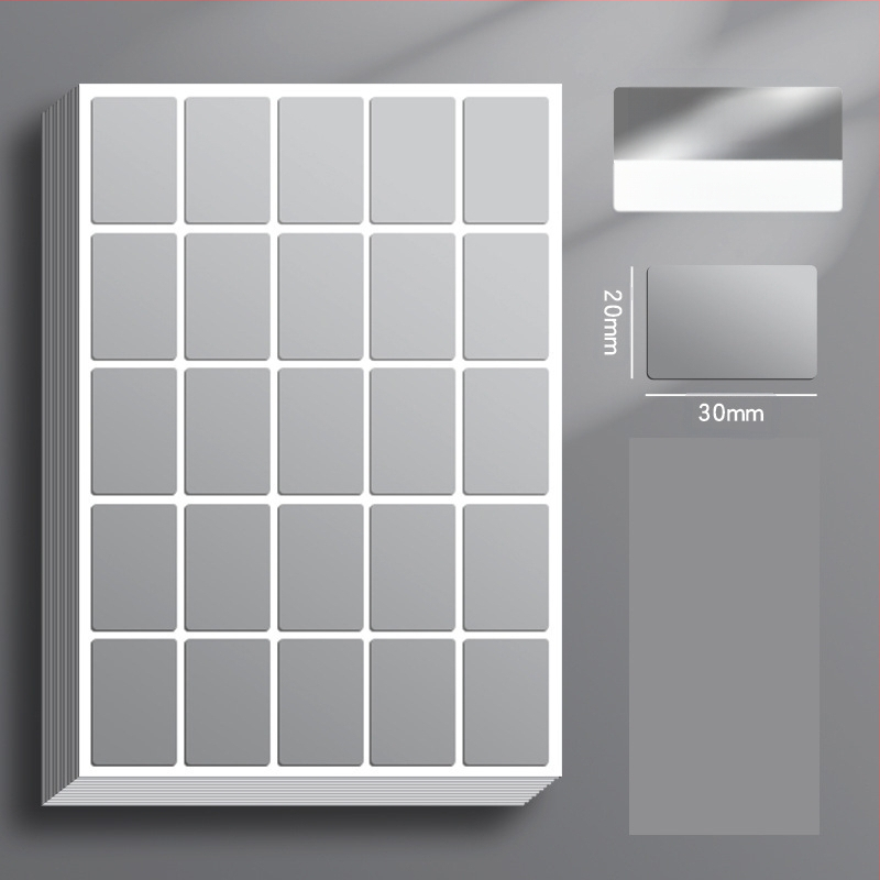 Āzijas sudraba etiķešu uzlīmes, ūdensnecaurlaidīgas un eļļas necaurlaidīgas līmlentes, ar roku rakstītas, noplēšamas vārdu uzlīmes, pārtikas un zāļu paraugu etiķetes