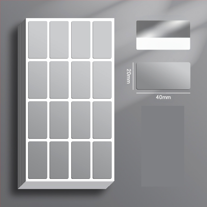 Āzijas sudraba etiķešu uzlīmes, ūdensnecaurlaidīgas un eļļas necaurlaidīgas līmlentes, ar roku rakstītas, noplēšamas vārdu uzlīmes, pārtikas un zāļu paraugu etiķetes