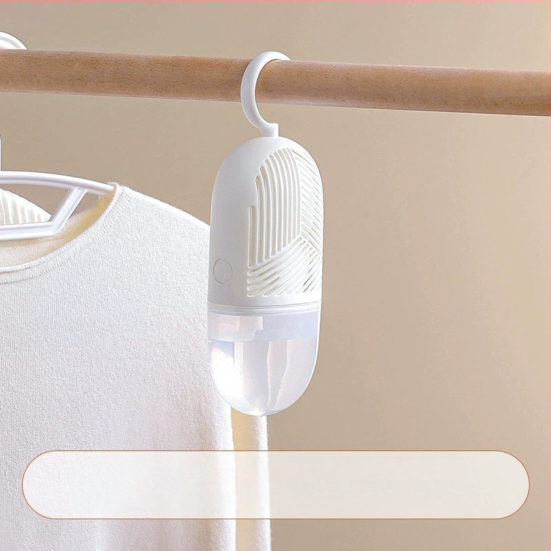 Pakabinama sausinimo dėžė Studentų bendrabučio spintos drėgmės sugėrimo maišelis Drėgmei atsparus, pelėsiui atsparus kalcio chlorido daugkartinio naudojimo sausiklis