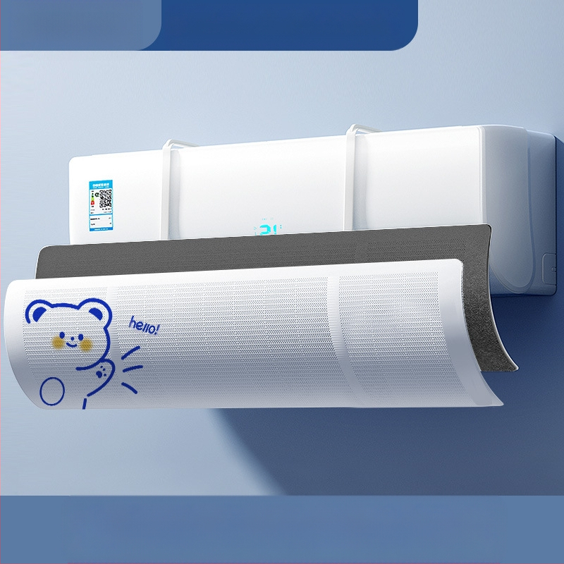 Oro kondicionieriaus apsauginė plokštė kūdikiams ir mažiems vaikams nuo tiesioginio oro pūtimo, apsauganti nuo vėjo oro išleidimo angos, apsauginė plokštė pakabinamai, apsauginė plokštė nuo vėjo