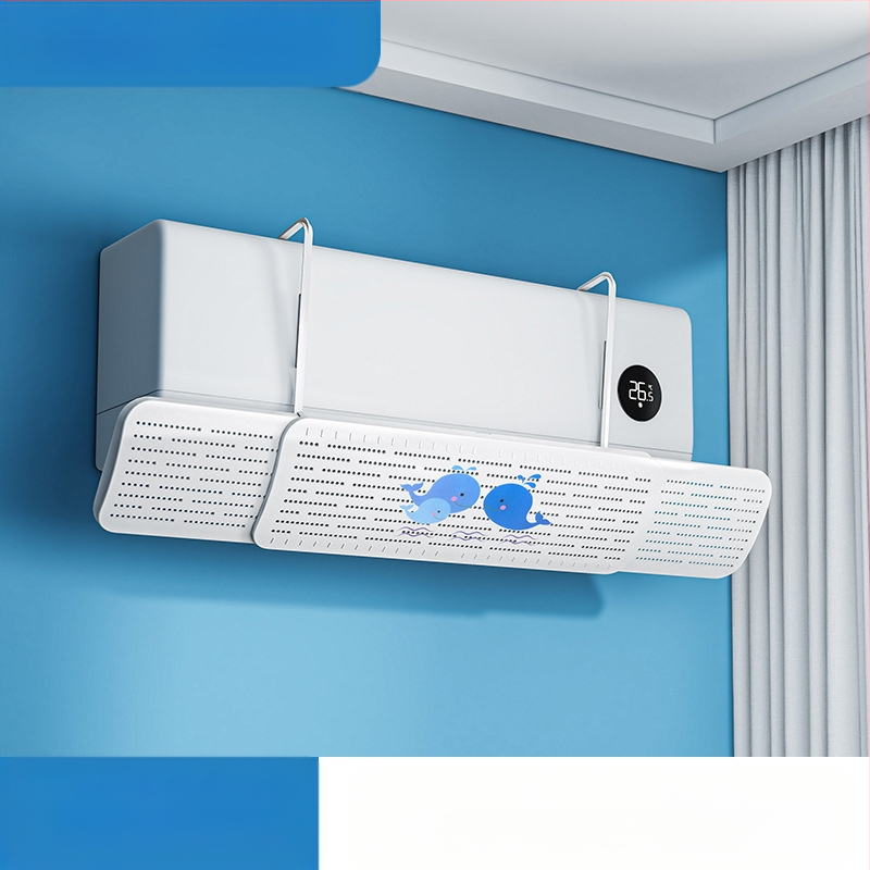 Oro kondicionieriaus apsauginė plokštė kūdikiams ir mažiems vaikams nuo tiesioginio oro pūtimo, apsauganti nuo vėjo oro išleidimo angos, apsauginė plokštė pakabinamai, apsauginė plokštė nuo vėjo