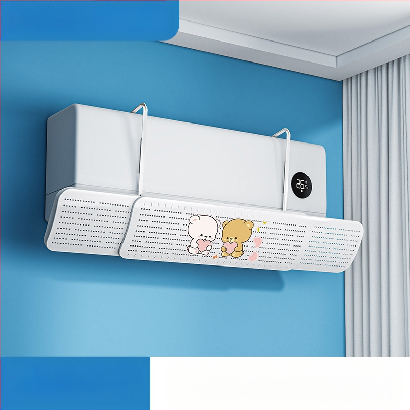 Oro kondicionieriaus apsauginė plokštė kūdikiams ir mažiems vaikams nuo tiesioginio oro pūtimo, apsauganti nuo vėjo oro išleidimo angos, apsauginė plokštė pakabinamai, apsauginė plokštė nuo vėjo