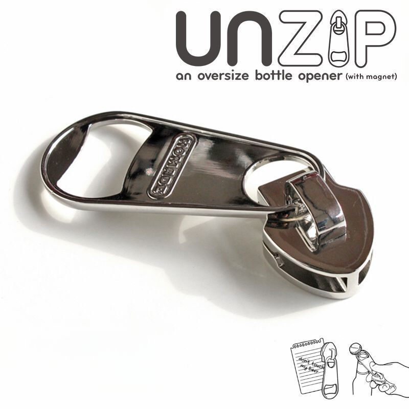 Mágneses cipzáras üvegnyitó hűtőszekrény matrica kreatív cipzáras csatos üvegnyitó nagy méretű cipzár erős mágneses hűtőszekrény üvegnyitó