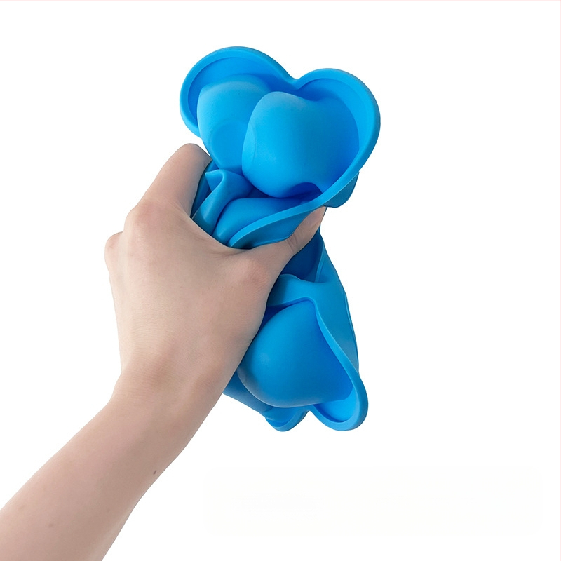 „Amazon“ populiari silikoninė maisto papildų dėžutė, kiaušinių pyrago forma, kūdikių maisto papildo ledo forma, lengvai išimama, 7 skylių ledo formelė