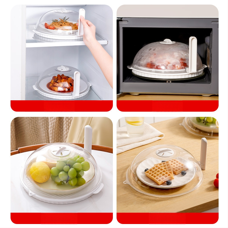 Mikrolaineahju küttekate, õlikindel kate, kõrge temperatuurikindel pritsmekindel kate, köögis kasutatav spetsiaalne kuuma roa kaas, suletud kausi kaas, läbipaistev värskena hoidev kaas