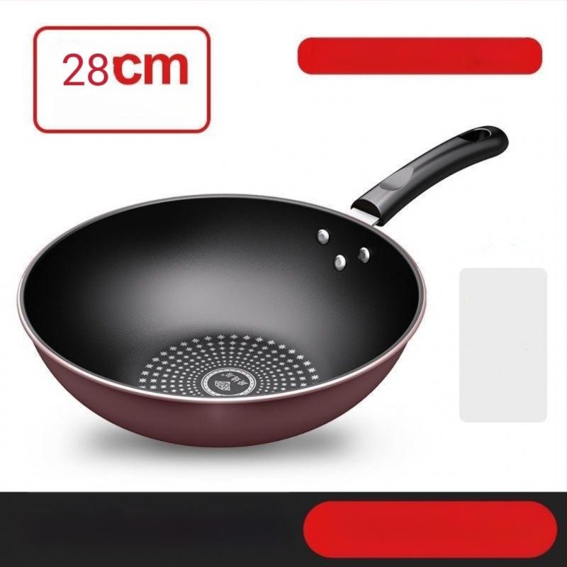 Saksa Crystal Diamond Wok mittenakkuva wokiga wok majapidamises kasutatav suitsuvaba raudpann induktsioonpliit gaasipliit universaalne gaasipliit