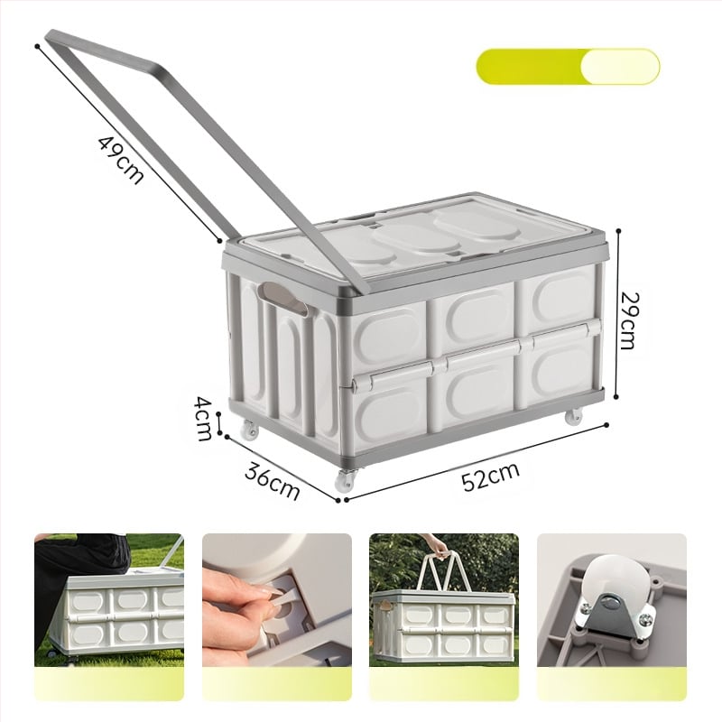Välistingimustes telkimiseks kaasaskantav hoiukast kokkupandav kast telkimise hoiukast auto hoiukast plastist puidust kaanega hoiukast