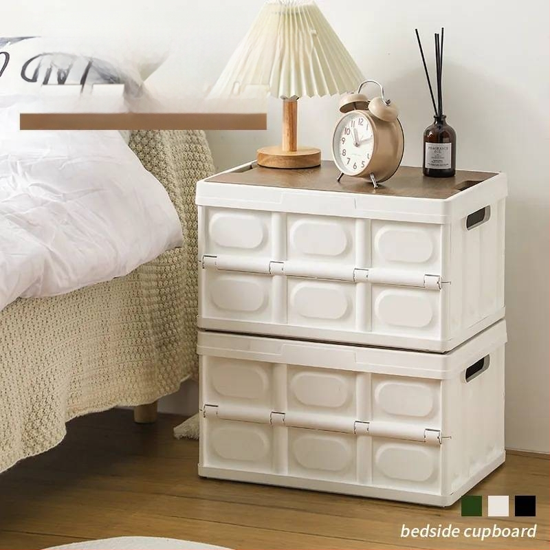 Õues Metsik Telkimine Väljasõit Auto Pagasiruum Multifunktsionaalne Matkakast Auto Puidust Kaanega Hoiukast Kokkupandav Hoiukast