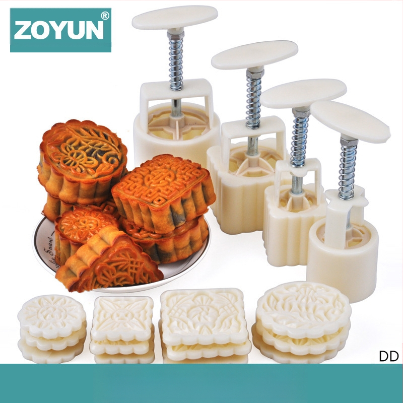 Mėnulio pyrago formos animacinių filmukų namų reljefinis įspaudas rankomis spaustas modelio spausdinimas mung pupelių pyragui, ledinės odos pyrago kepimui, nelimpantis