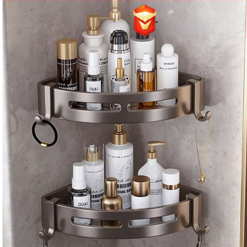 Tualeto lentynėlė vonios rankšluosčių lentynėlė prie sienos pakabinama be skylių trikojis tualetas tualetas vonios kambarys dušo kambarys daiktų laikymo lentynėlė