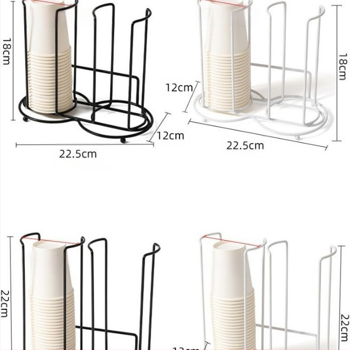 Shuo Shuo držač za papirnate čaše za jednokratnu upotrebu, stolna polica za odlaganje čaša, stalak za odlaganje šalica za kavu