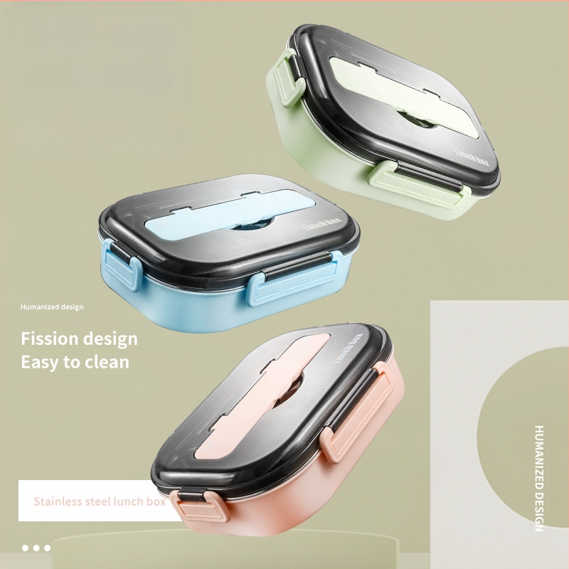 304 nerūdijančio plieno pietų dėžutė, izoliuota pietų dėžutė, studentų biuro darbuotojo valgykla, nešiojama atskirta eilėraščio mikrobangų krosnelės pietų dėžutė