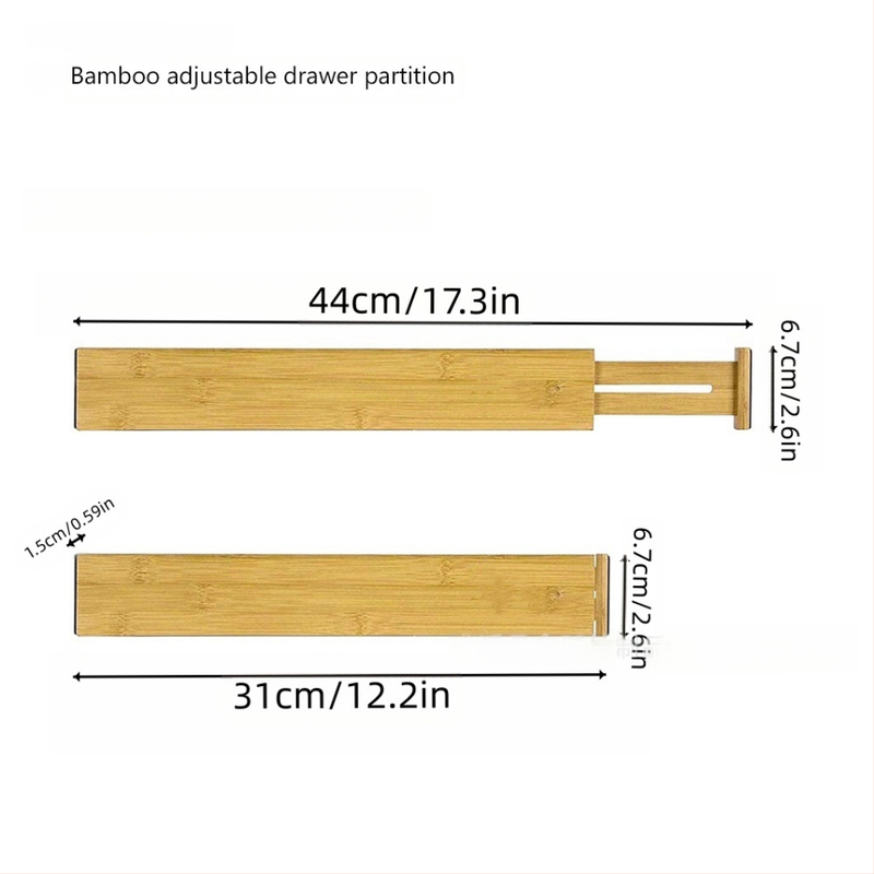 Sahtli vahesein bambusest vahesein reguleeritav tasuta kombinatsioon köögitarvete klassifikatsioon aluspesu võre hoiustamise vahesein artefakt