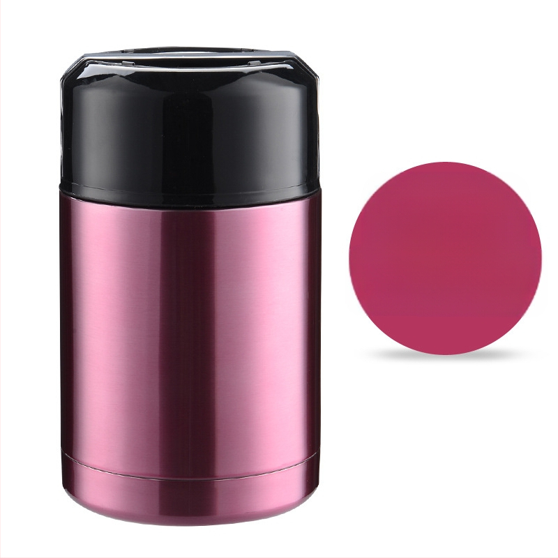 Βραστό δοχείο από ανοξείδωτο χάλυβα με μόνωση κενού δημιουργικό θερμός μεγάλης χωρητικότητας φλιτζάνι χυλό κουτί μεσημεριανού γεύματος κουτί μεσημεριανού γεύματος