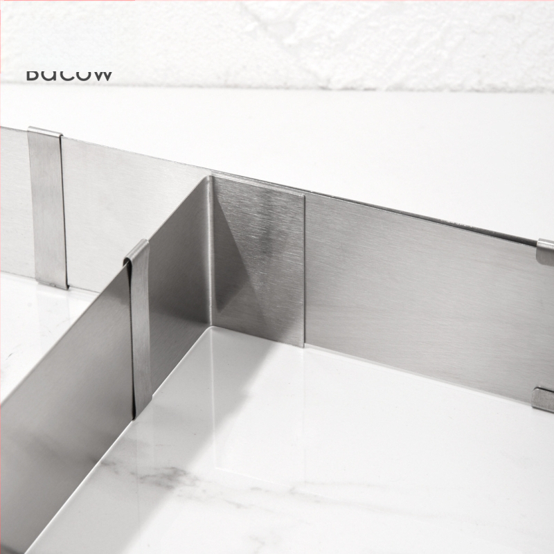 Kalup za pečenje, kalup za torte, prsten za mousse od nehrđajućeg čelika, kalup za torte, teleskopski pravokutni podesivi prsten za mousse