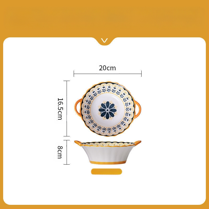 Interneti-punane kauss majapidamises koheselt puhas kauss topeltkõrvakauss loominguline kõrvamagustoidukauss lihtne riisikauss keraamilised lauanõud