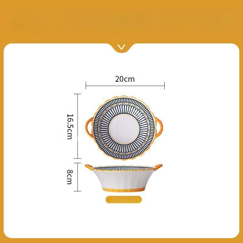 Interneti-punane kauss majapidamises koheselt puhas kauss topeltkõrvakauss loominguline kõrvamagustoidukauss lihtne riisikauss keraamilised lauanõud