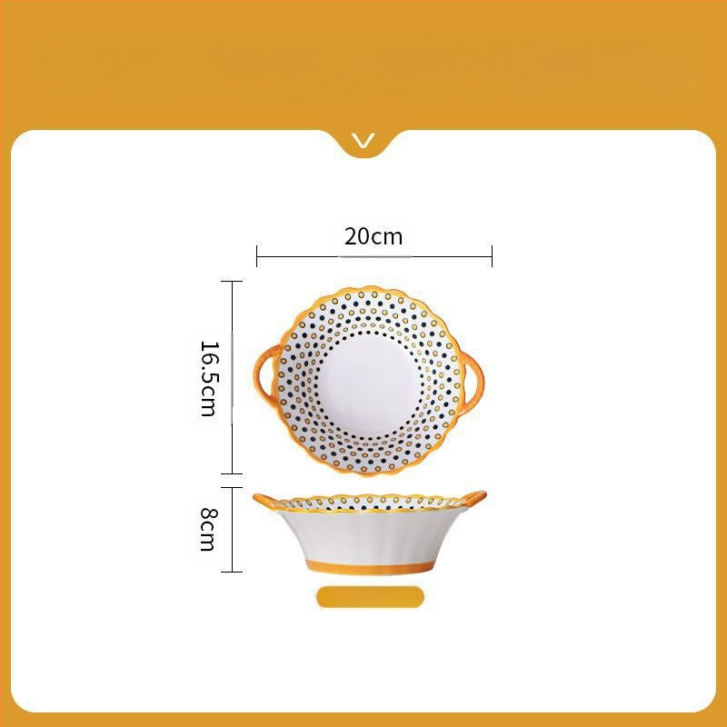 Interneti-punane kauss majapidamises koheselt puhas kauss topeltkõrvakauss loominguline kõrvamagustoidukauss lihtne riisikauss keraamilised lauanõud